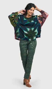 Alembika NWT Washed Iconic Stretch Jeans, Sea Green Size 5 (14-16)